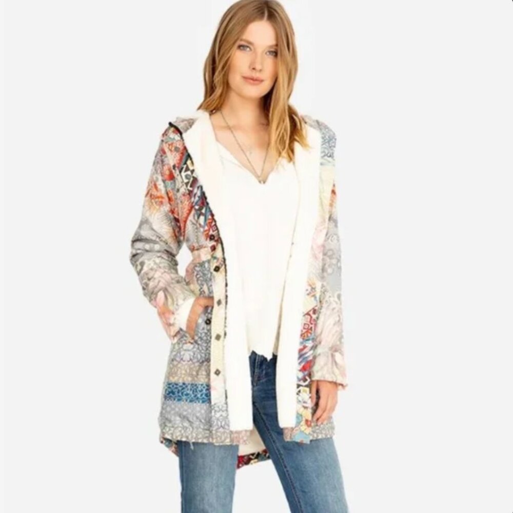 Johnny Was Thai Anorak Jacket Multicolor